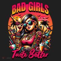 Bad Girl Taste Better Graphic Tattoo Tumbler thumb 3