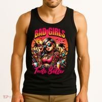 Bad Girl Taste Better Graphic Tattoo Tank Top thumb 3