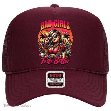 Bad Girl Taste Better Graphic Tattoo Hat