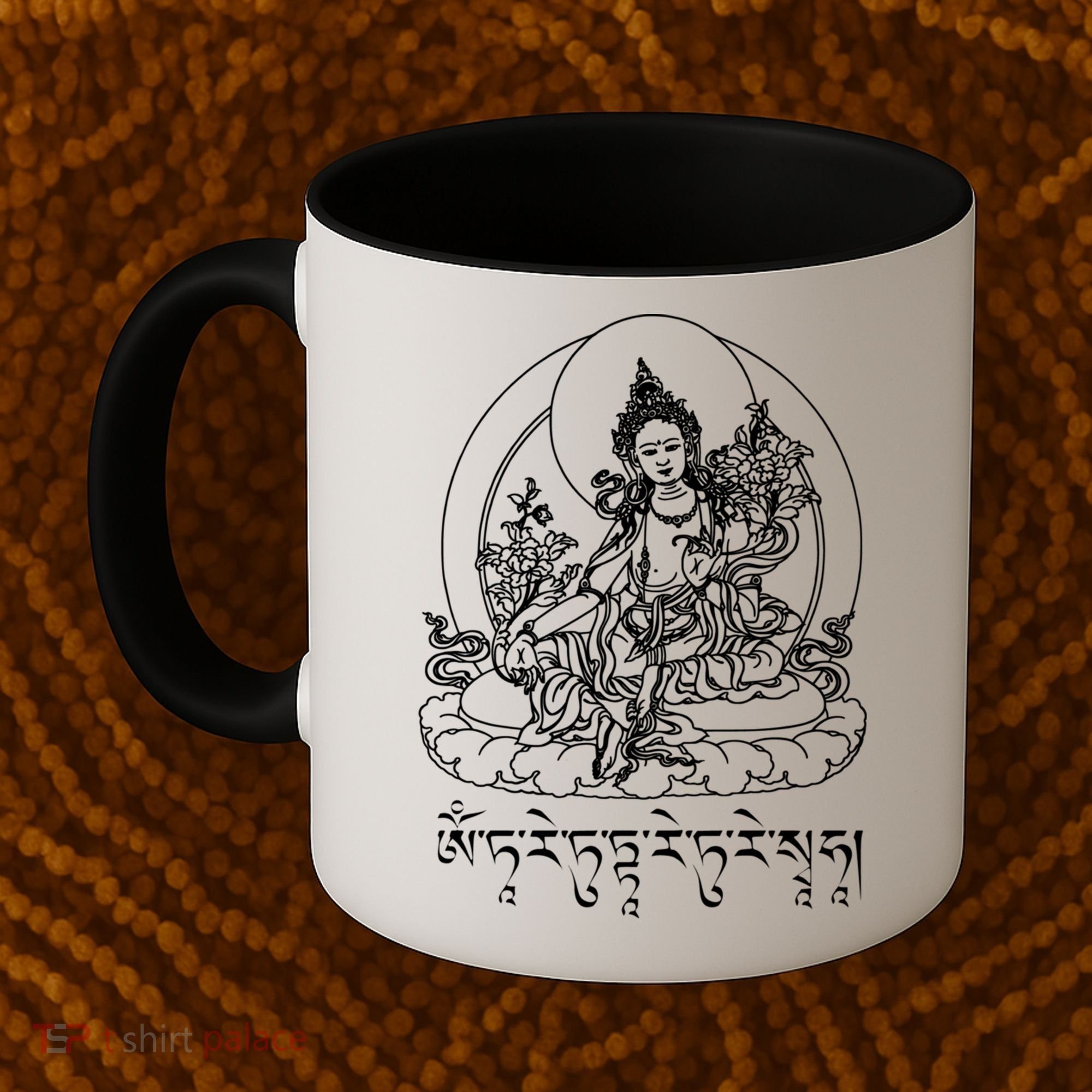 Buddha Green Tara Tra Tibetan Buddhism Vajrayana Meaningful Gift Coffee Mug