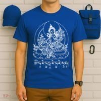 Buddha Green Tara Tra Tibetan Buddhism Vajrayana Meaningful Gift T-Shirt thumb 6