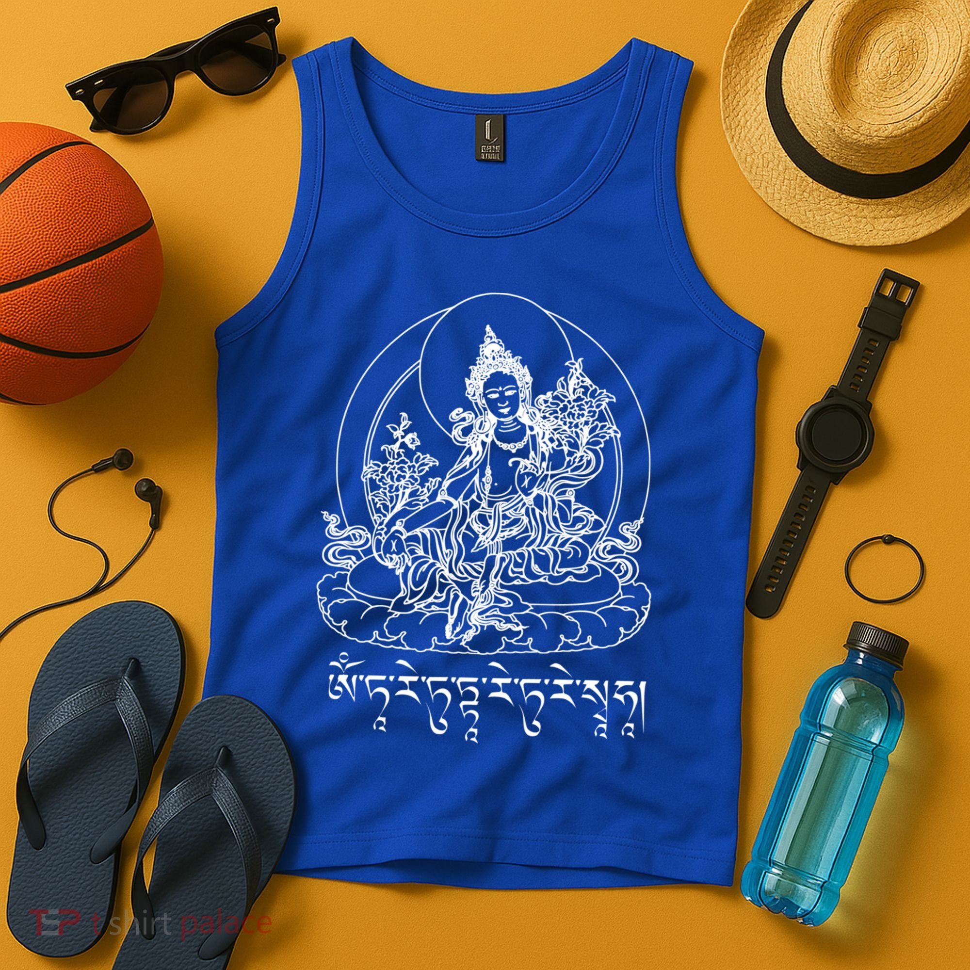 Buddha Green Tara Tra Tibetan Buddhism Vajrayana Meaningful Gift Tank Top