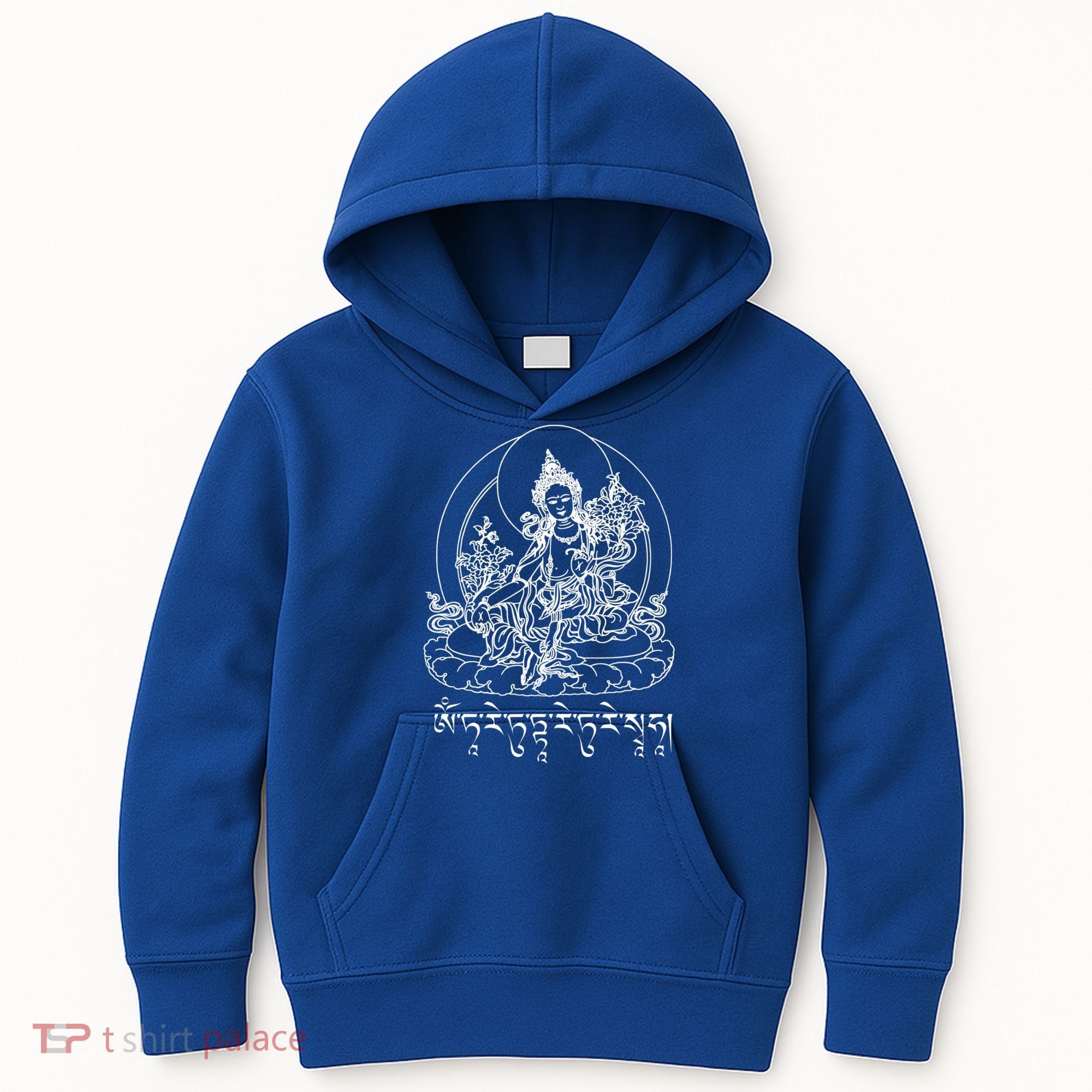 Buddha Green Tara Tra Tibetan Buddhism Vajrayana Meaningful Gift Kids Hoodie