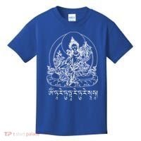 Buddha Green Tara Tra Tibetan Buddhism Vajrayana Meaningful Gift Kids T-Shirt thumb 0