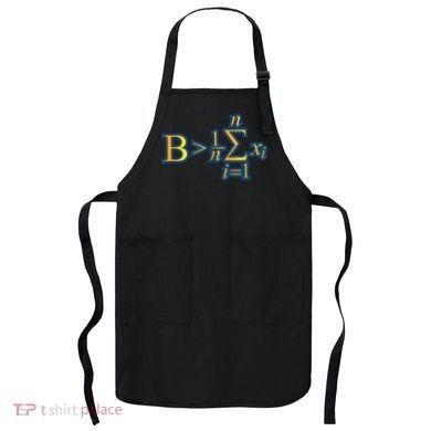 Be Greater Than Average Math Quotes Apron