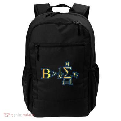 Be Greater Than Average Math Quotes Backpack