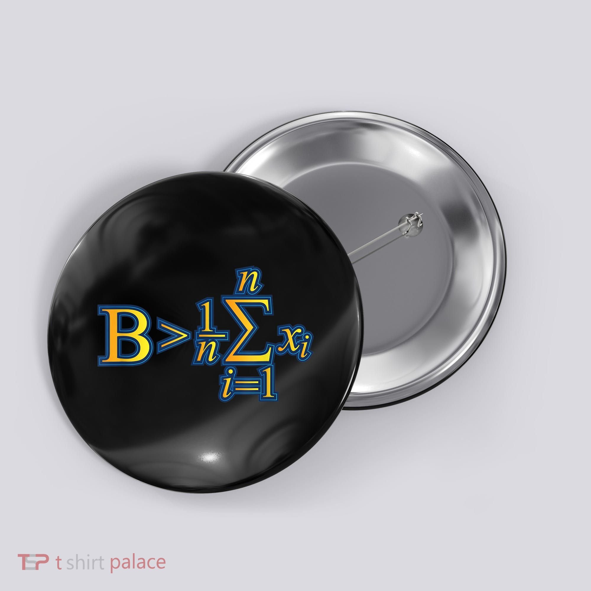 Be Greater Than Average Math Quotes Button