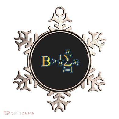 Be Greater Than Average Math Quotes Ornament