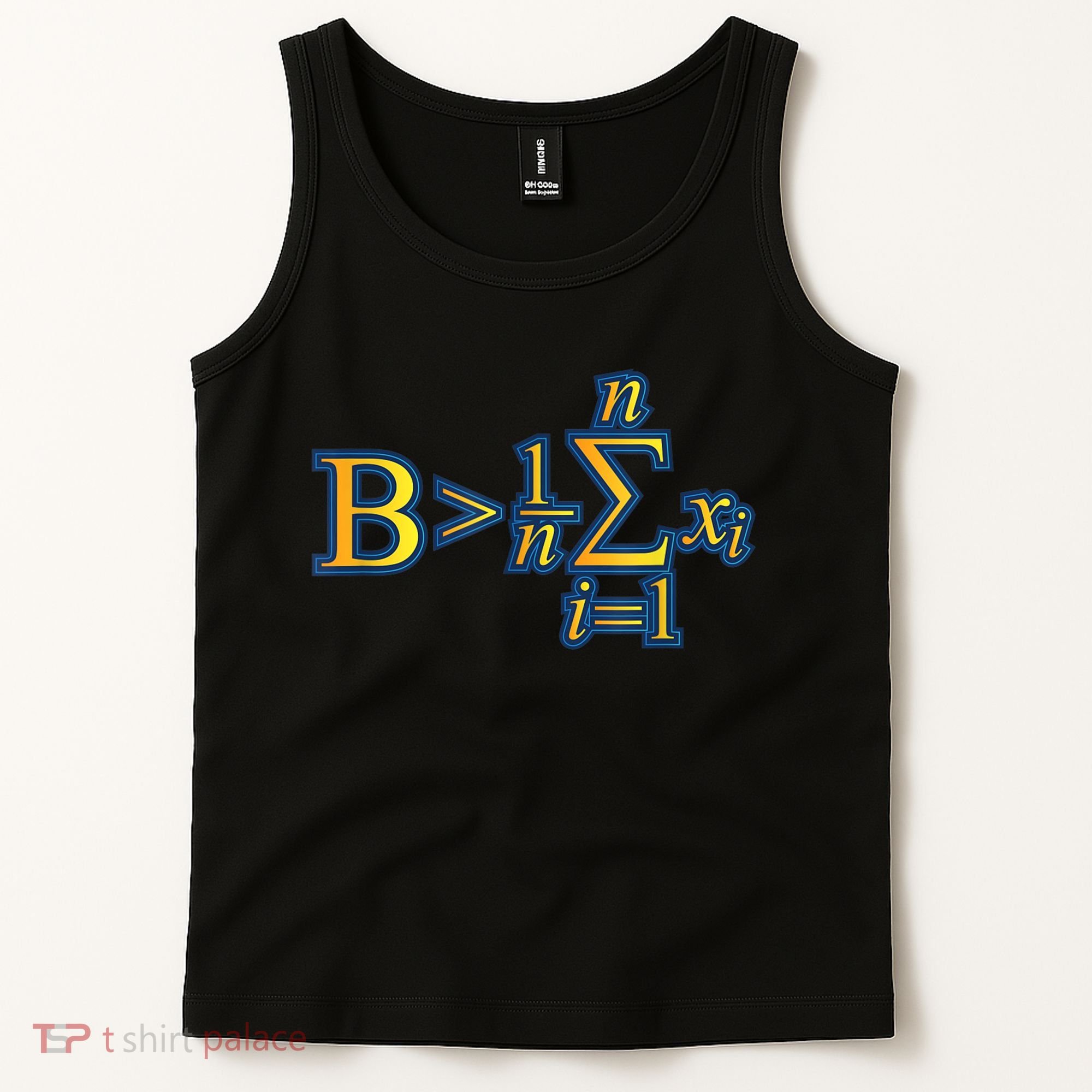 Be Greater Than Average Math Quotes Tank Top
