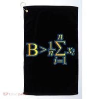 Be Greater Than Average Math Quotes Golf Towel thumb 0