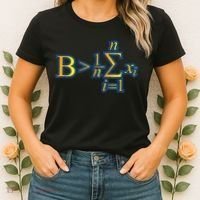 Be Greater Than Average Math Quotes Women's T-Shirt thumb 2