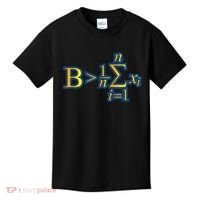 Be Greater Than Average Math Quotes Kids T-Shirt thumb 0