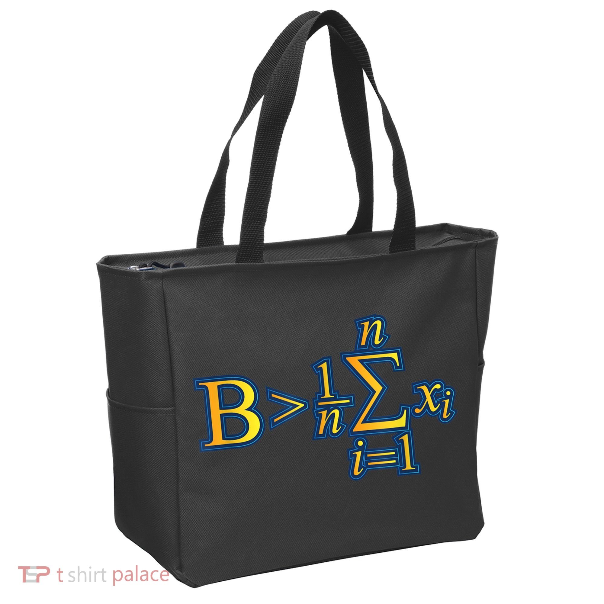 Be Greater Than Average Math Quotes Tote Bag
