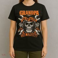 Biker Grandpa The Man The Myth The Legend Motorcycle T-Shirt thumb 4