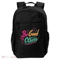 Be Good To Others Floral Backpack thumb 0