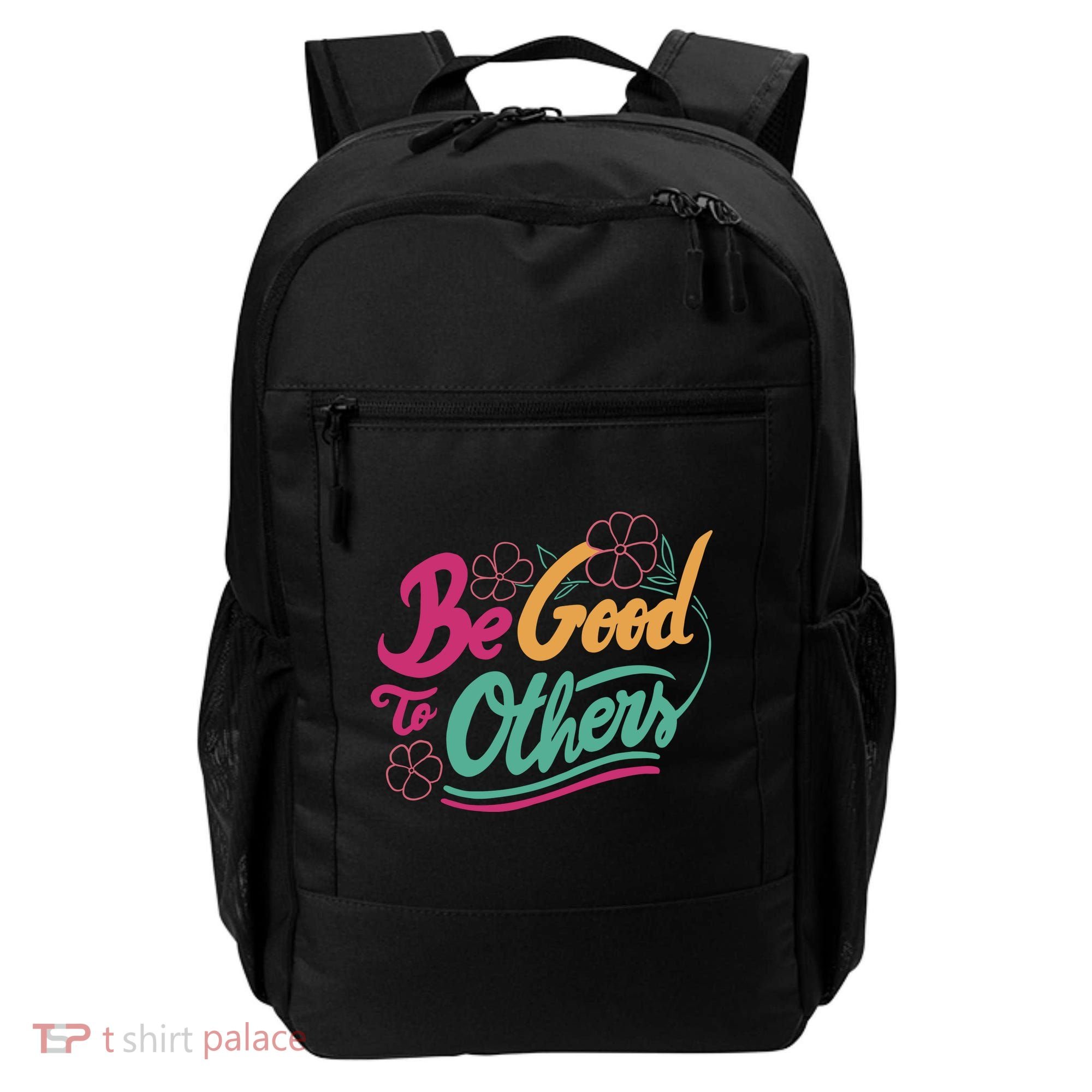 Be Good To Others Floral Backpack