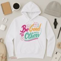 Be Good To Others Floral Hoodie thumb 3
