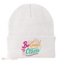 Be Good To Others Floral Beanie thumb 0