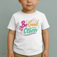 Be Good To Others Floral Toddler T-Shirt thumb 2