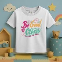 Be Good To Others Floral Toddler T-Shirt thumb 3