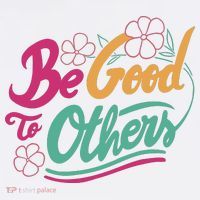 Be Good To Others Floral Kids T-Shirt thumb 4