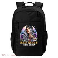 Bad G.irls Taste Better Sunflowers Funny Sarcastic Humor Backpack thumb 0