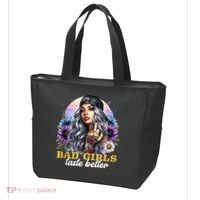 Bad G.irls Taste Better Sunflowers Funny Sarcastic Humor Tote Bag thumb 3