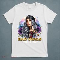 Bad G.irls Taste Better Sunflowers Funny Sarcastic Humor T-Shirt thumb 5
