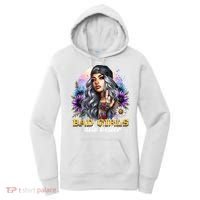 Bad G.irls Taste Better Sunflowers Funny Sarcastic Humor Women's Hoodie thumb 0