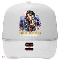Bad G.irls Taste Better Sunflowers Funny Sarcastic Humor Hat thumb 0