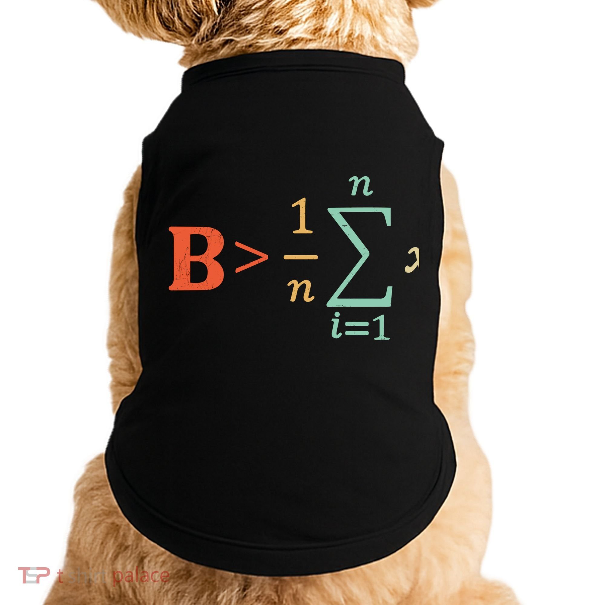 Be Greater Than Average Funny Math Teacher Nerd Gift Doggie Tank