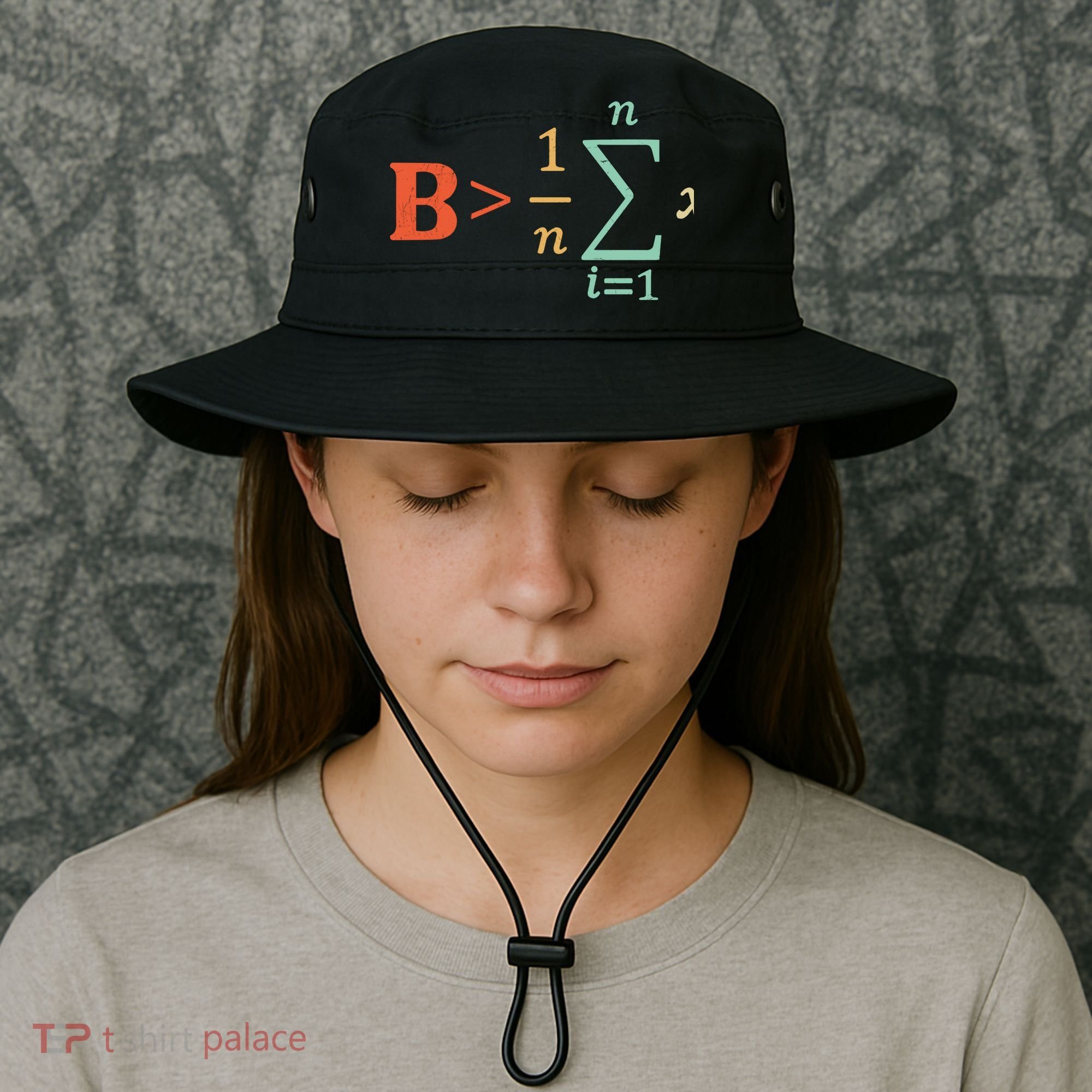 Be Greater Than Average Funny Math Teacher Nerd Gift Bucket Hat