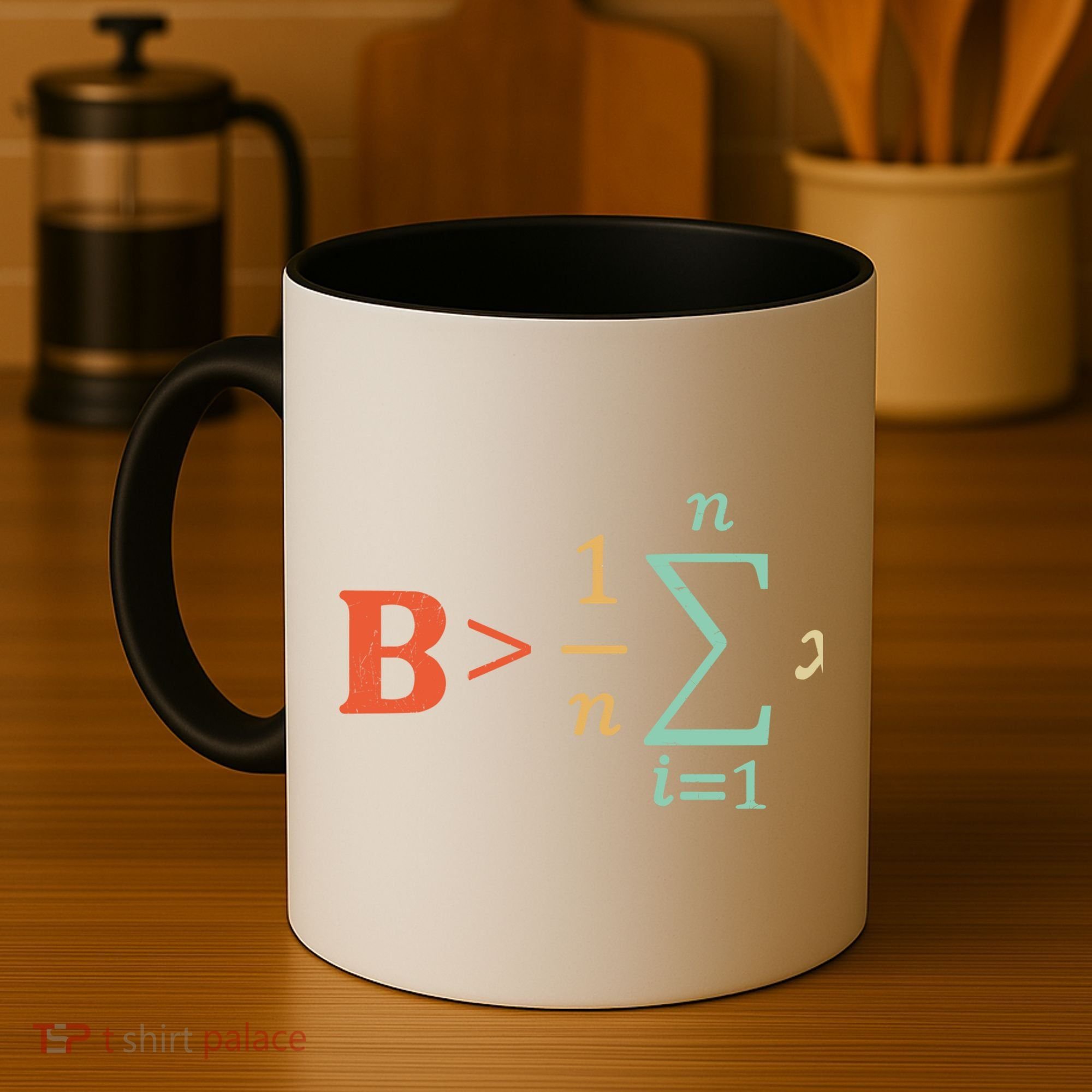 Be Greater Than Average Funny Math Teacher Nerd Gift Coffee Mug