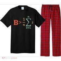 Be Greater Than Average Funny Math Teacher Nerd Gift Pajama Set thumb 0