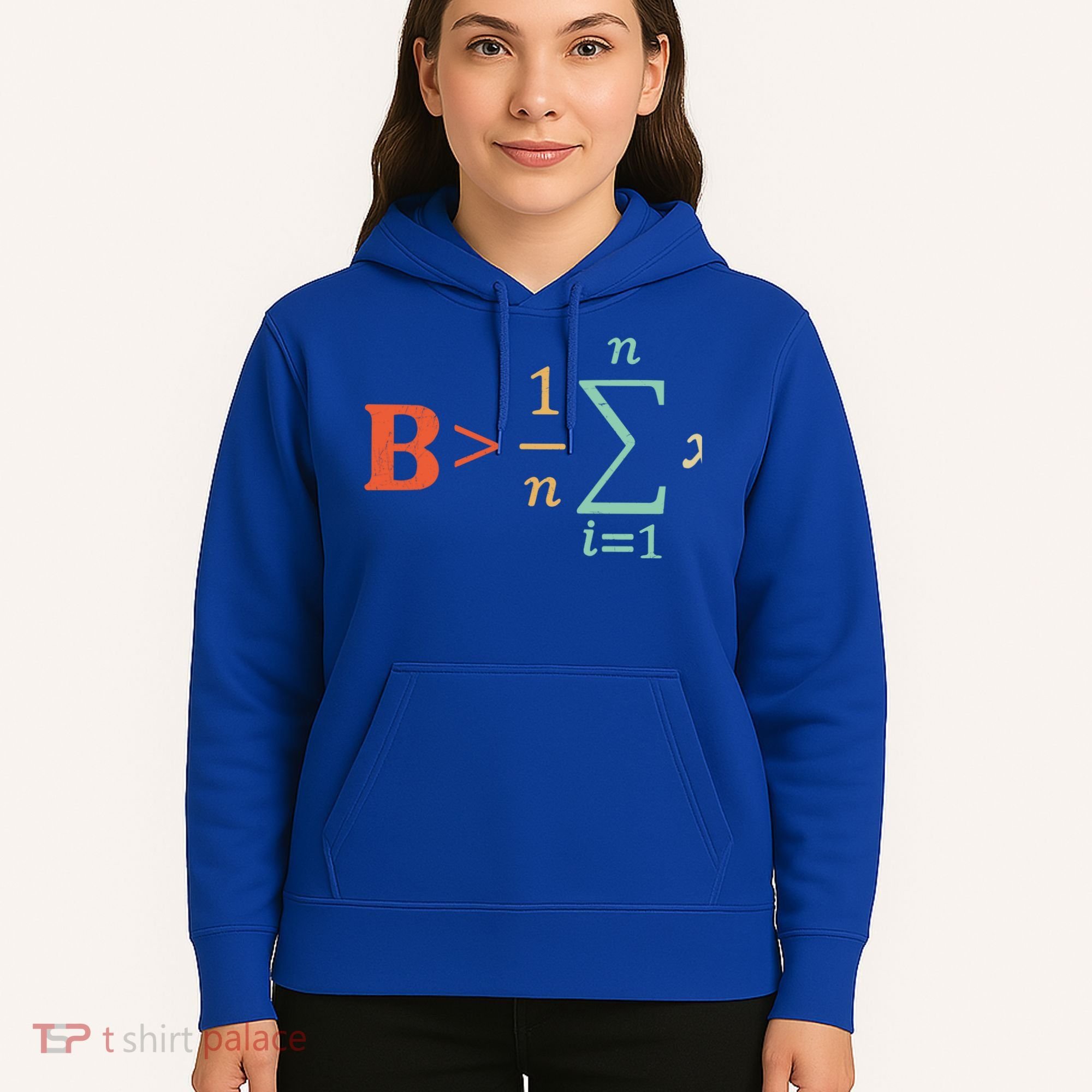 Be Greater Than Average Funny Math Teacher Nerd Gift Hoodie