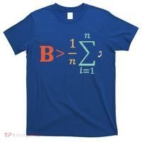 Be Greater Than Average Funny Math Teacher Nerd Gift T-Shirt thumb 0