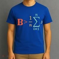 Be Greater Than Average Funny Math Teacher Nerd Gift T-Shirt thumb 3