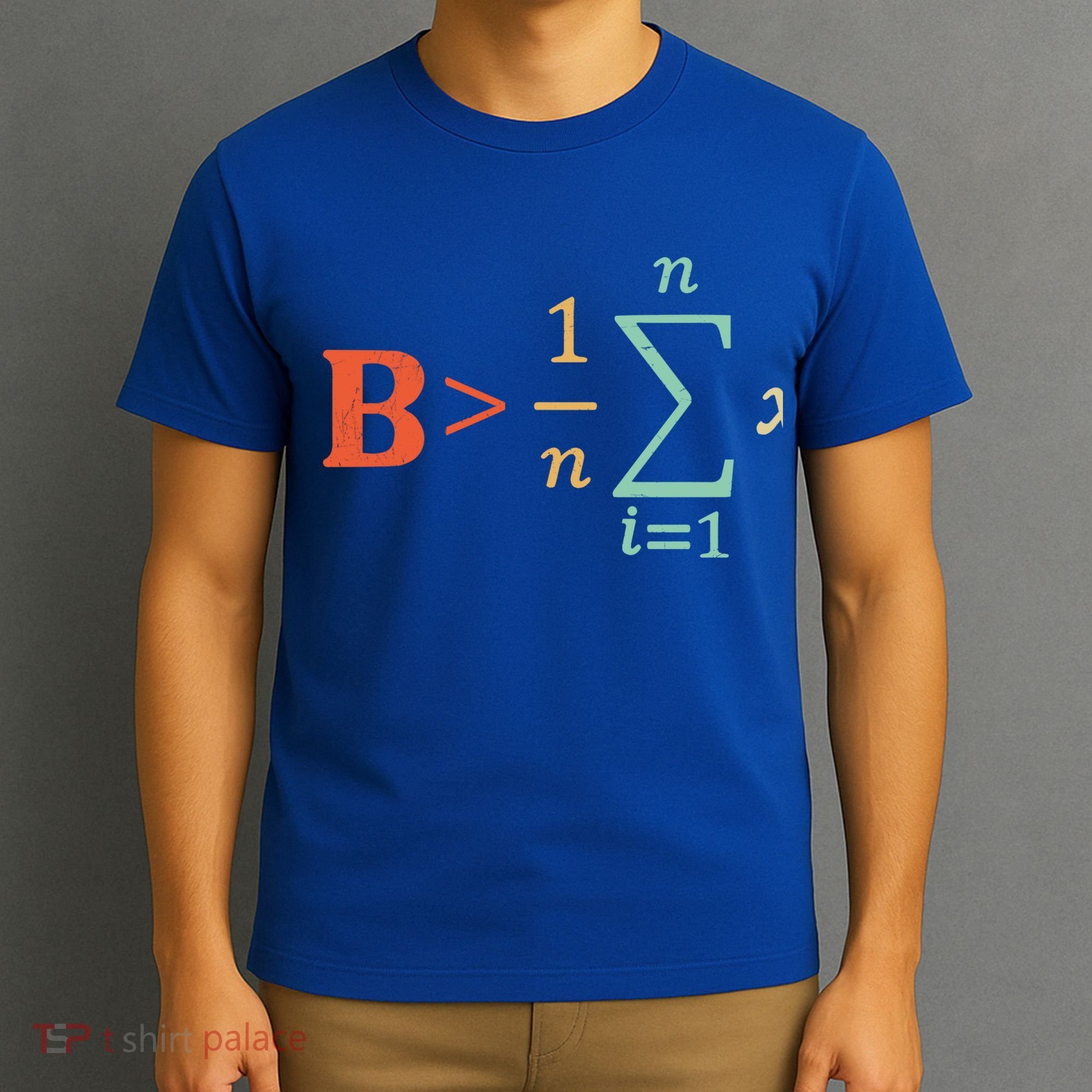 Be Greater Than Average Funny Math Teacher Nerd Gift T-Shirt