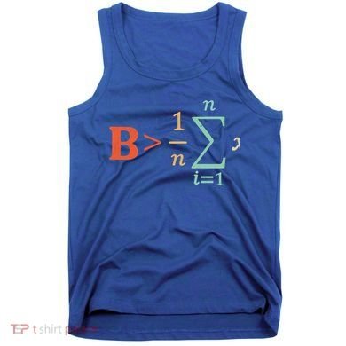 Be Greater Than Average Funny Math Teacher Nerd Gift Tank Top