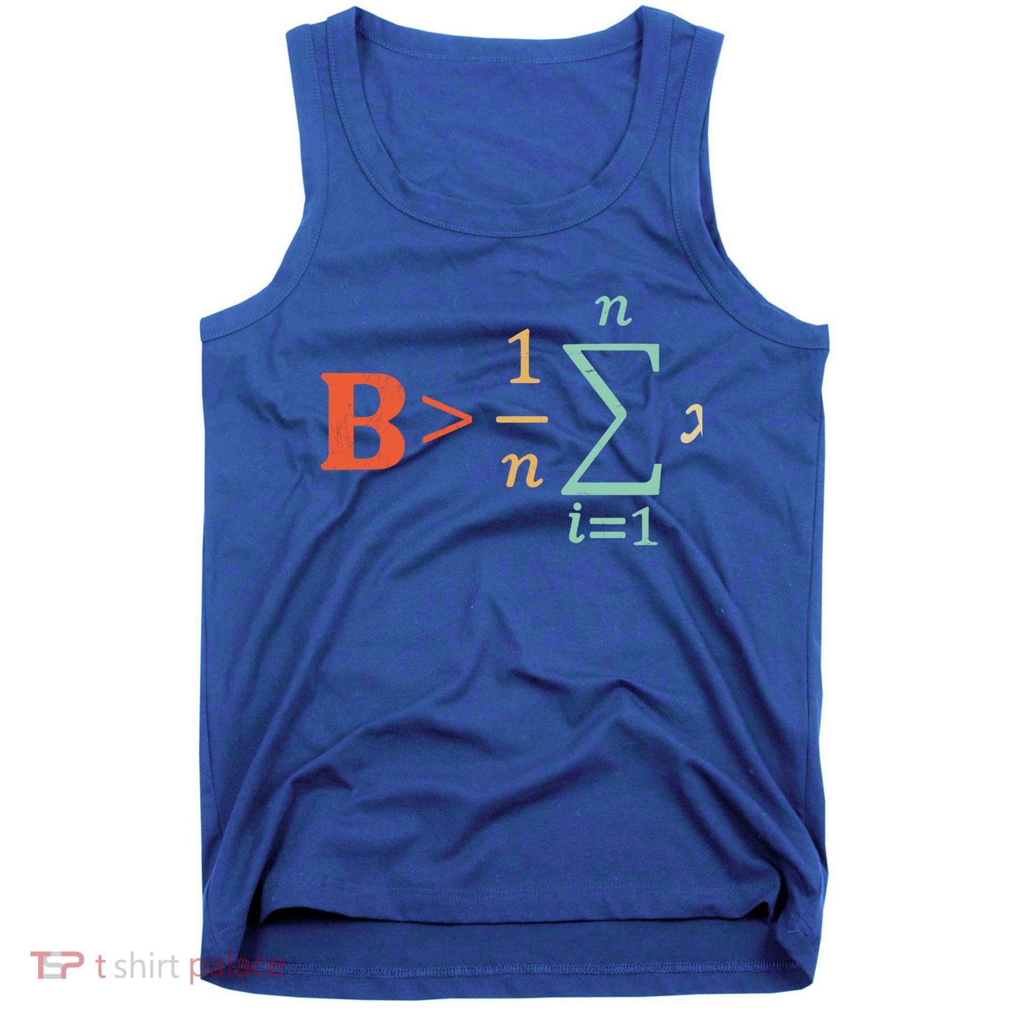 Be Greater Than Average Funny Math Teacher Nerd Gift Tank Top