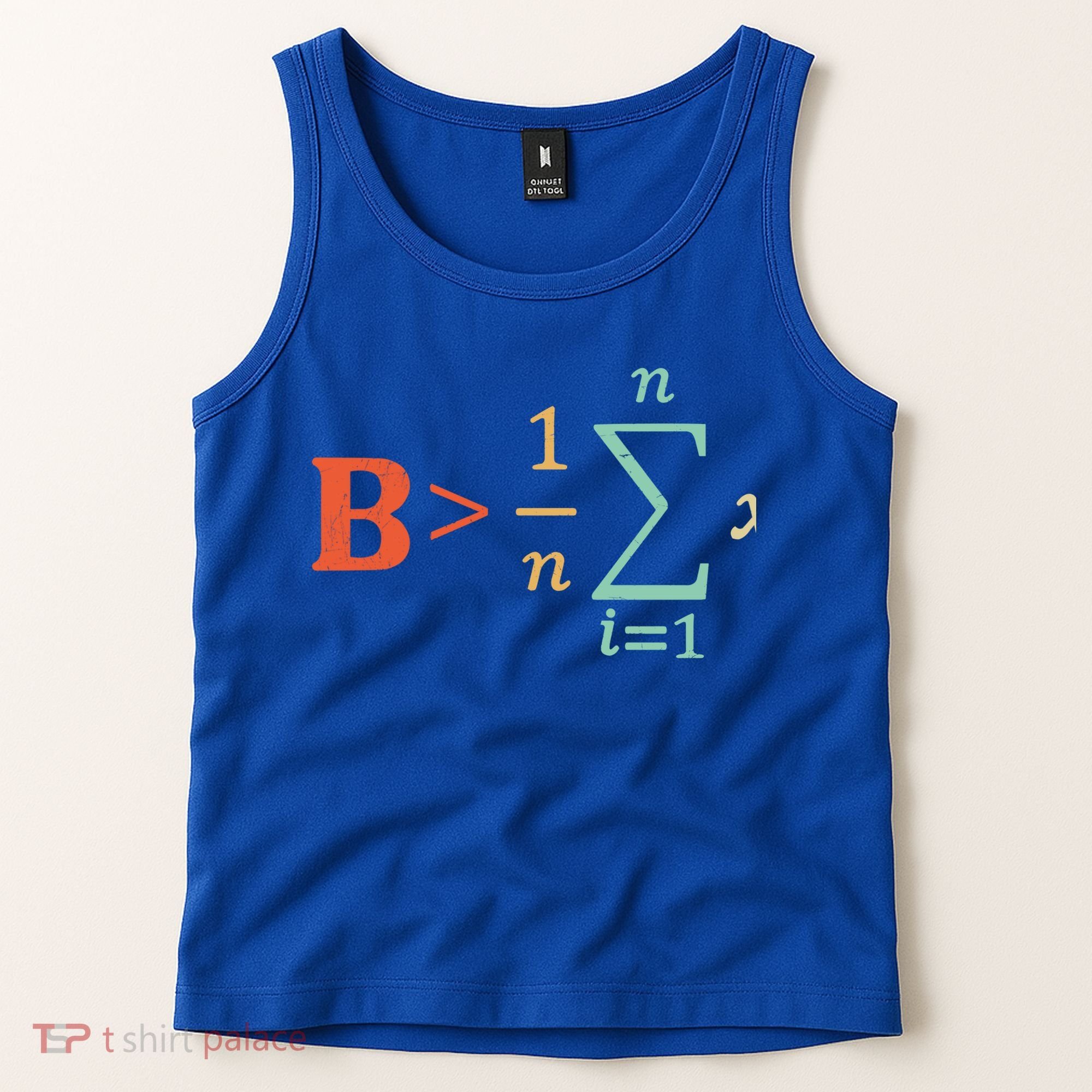 Be Greater Than Average Funny Math Teacher Nerd Gift Tank Top