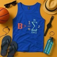 Be Greater Than Average Funny Math Teacher Nerd Gift Tank Top thumb 4