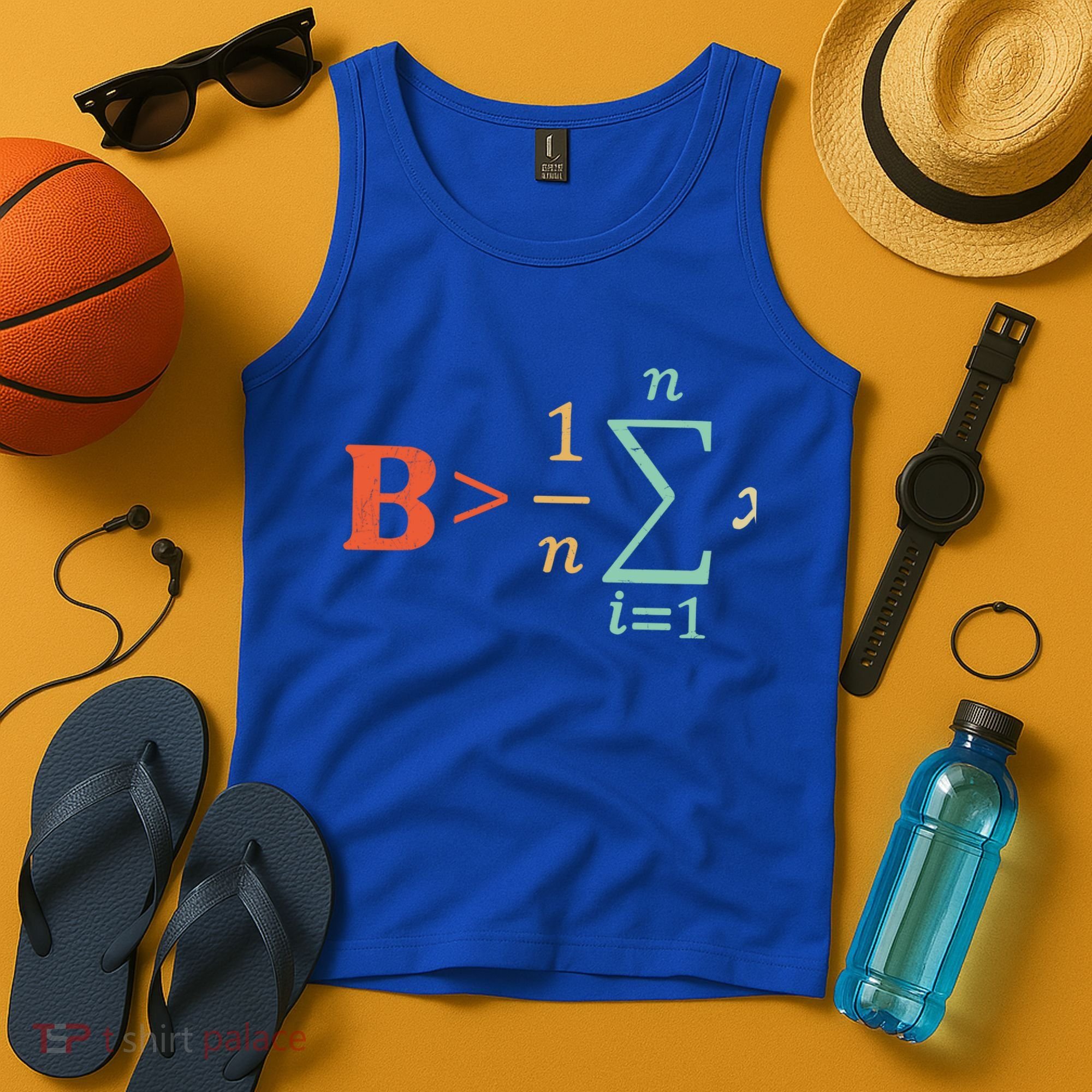 Be Greater Than Average Funny Math Teacher Nerd Gift Tank Top