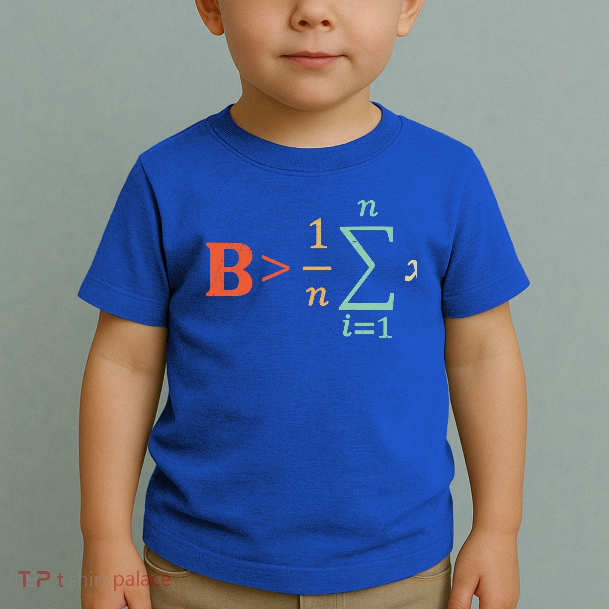 Be Greater Than Average Funny Math Teacher Nerd Gift Toddler T-Shirt