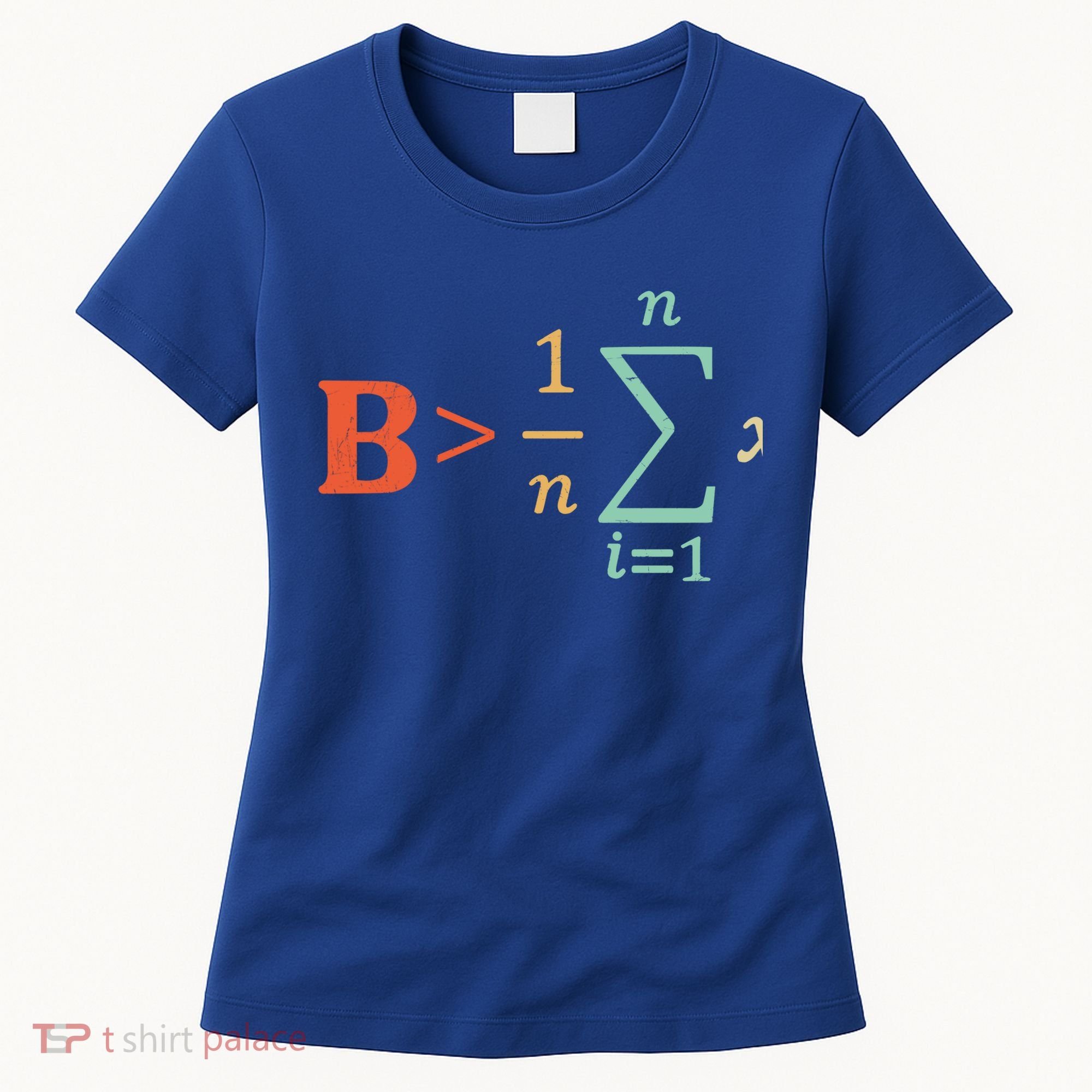 Be Greater Than Average Funny Math Teacher Nerd Gift Women's T-Shirt
