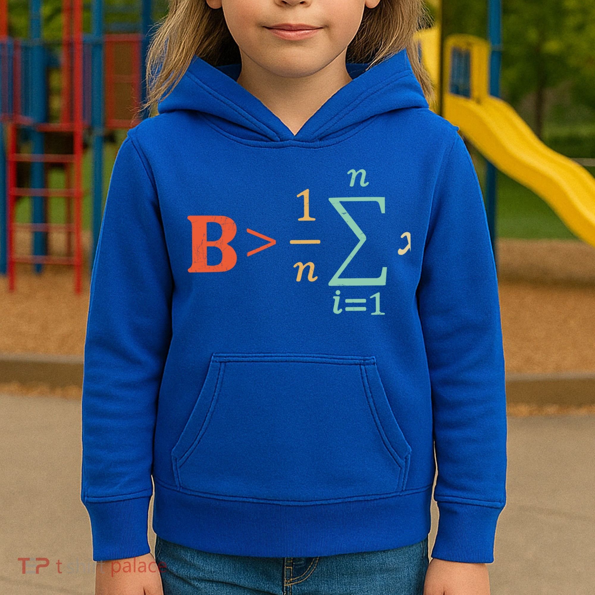Be Greater Than Average Funny Math Teacher Nerd Gift Kids Hoodie