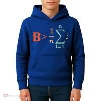 Be Greater Than Average Funny Math Teacher Nerd Gift Kids Hoodie thumb 4