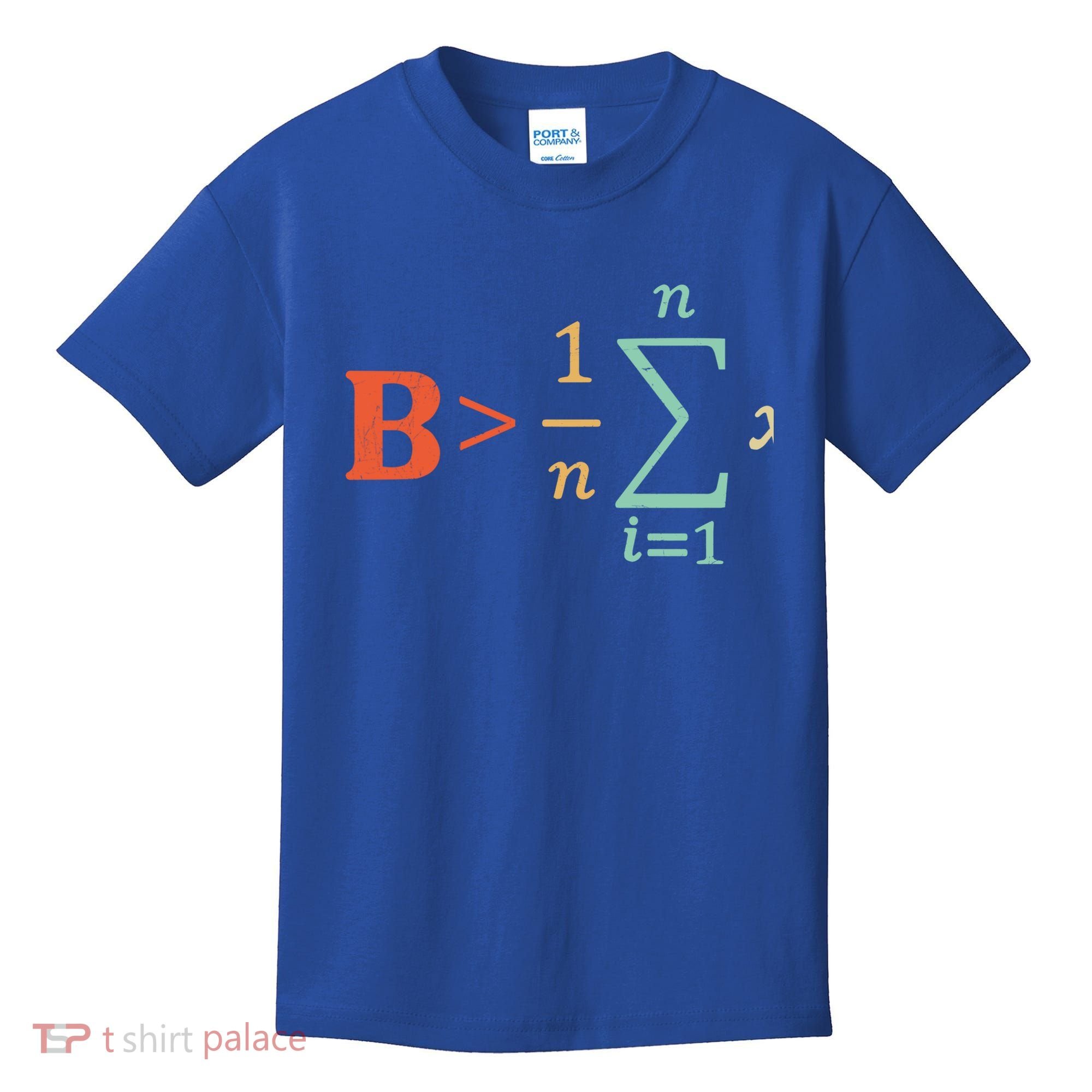 Be Greater Than Average Funny Math Teacher Nerd Gift Kids T-Shirt