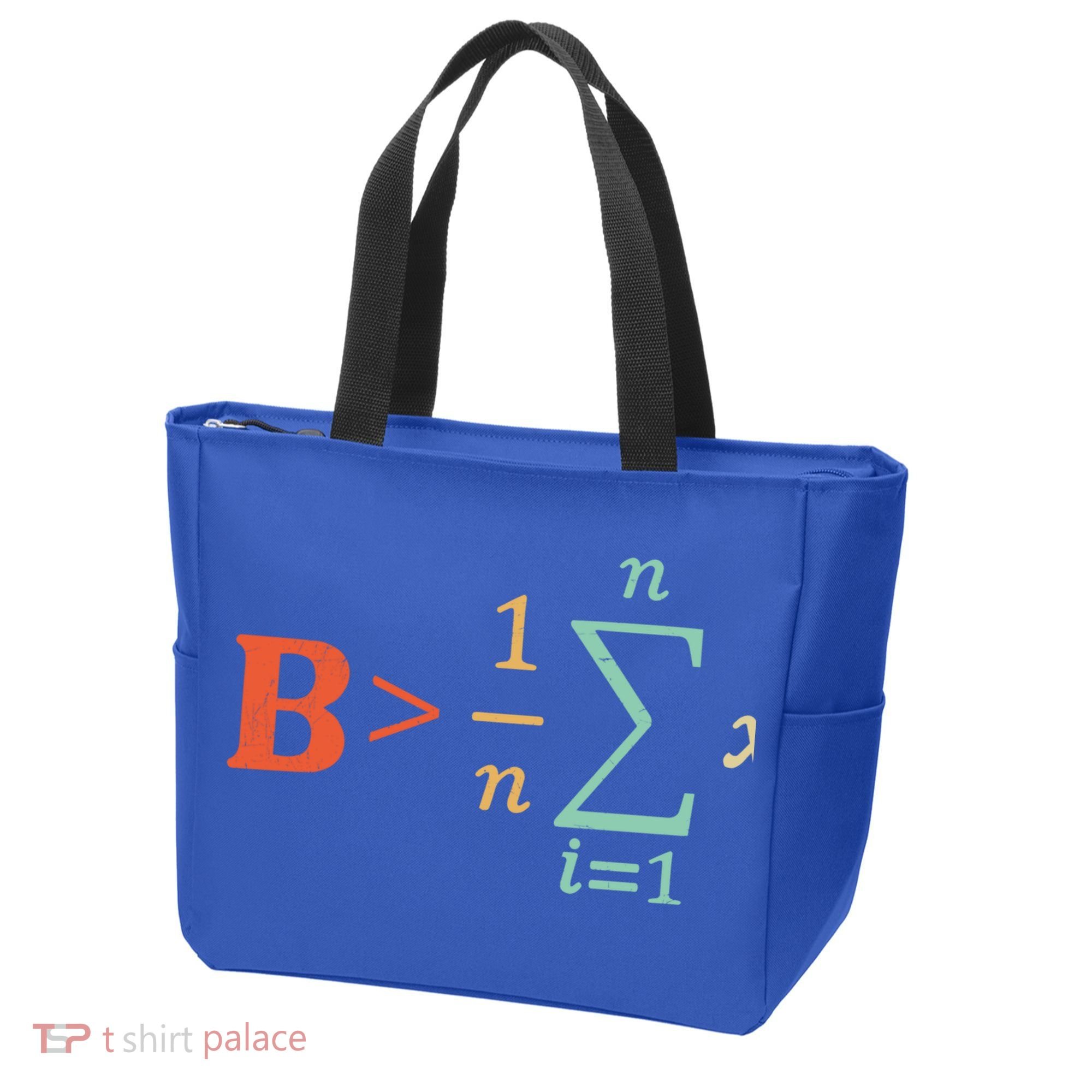 Be Greater Than Average Funny Math Teacher Nerd Gift Tote Bag