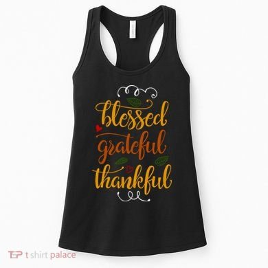 Blessed Grateful Thankful Women's Tank Top